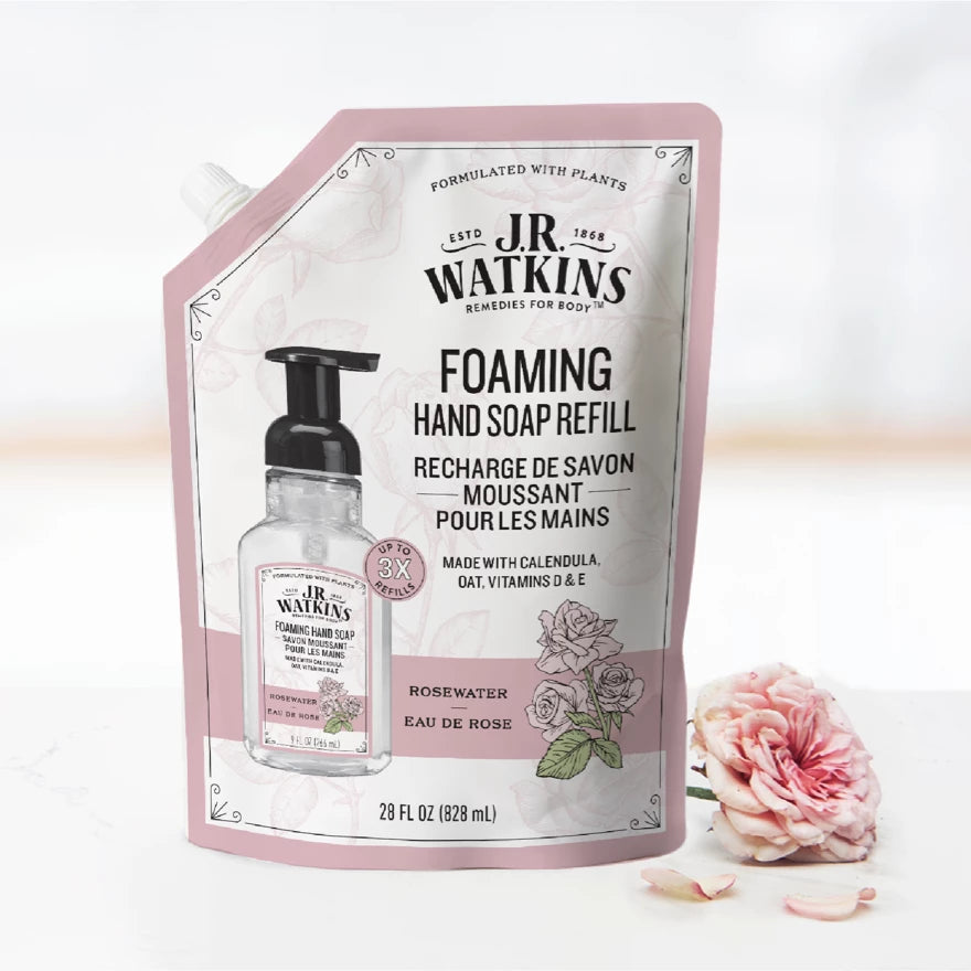 Hand Soap Foaming Rosewater 28floz Refill