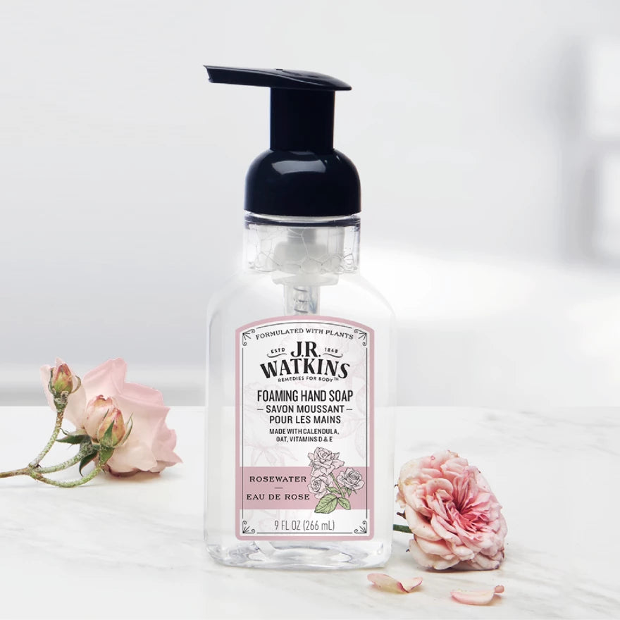 Hand Soap Foaming Rosewater 9floz – The J.R. Watkins Co