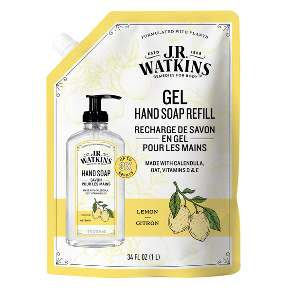 Hand Soap Gel Lemon 34floz Refill