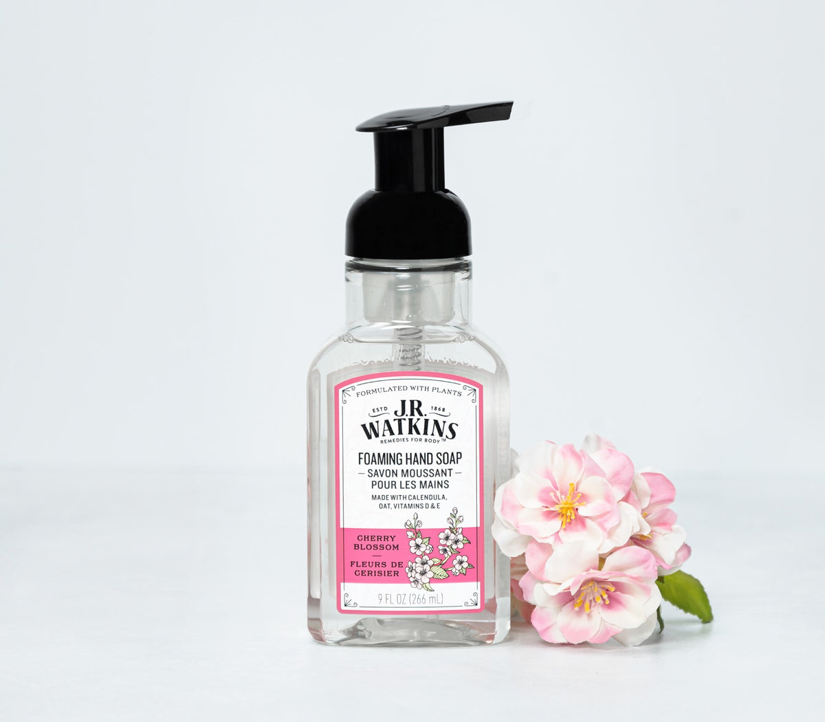 Hand Soap Foaming Cherry Blossom 9floz The J.R. Watkins Co