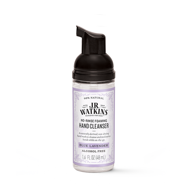 No-Rinse Foaming Hand Cleanser, 1.6 fl oz, Blue Lavender