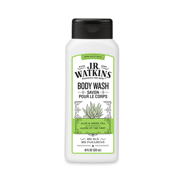 Body Wash Aloe & Green Tea 18floz