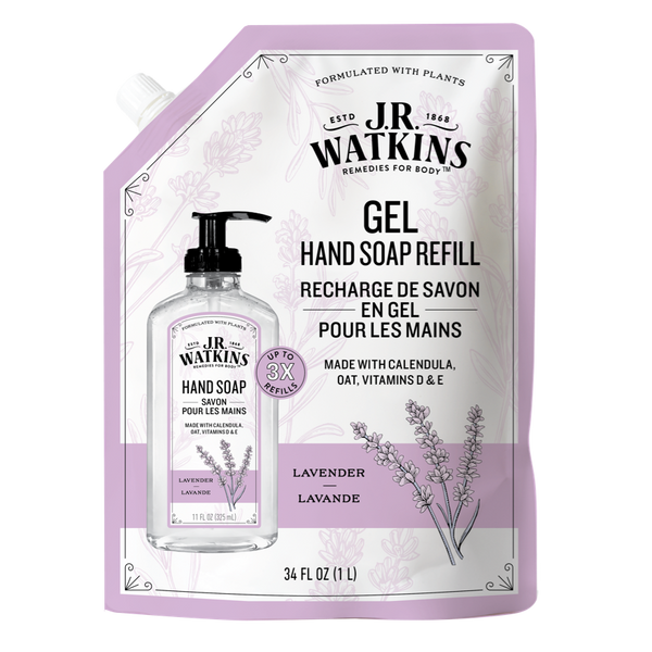 Hand Soap Gel Lavender 34floz Refill