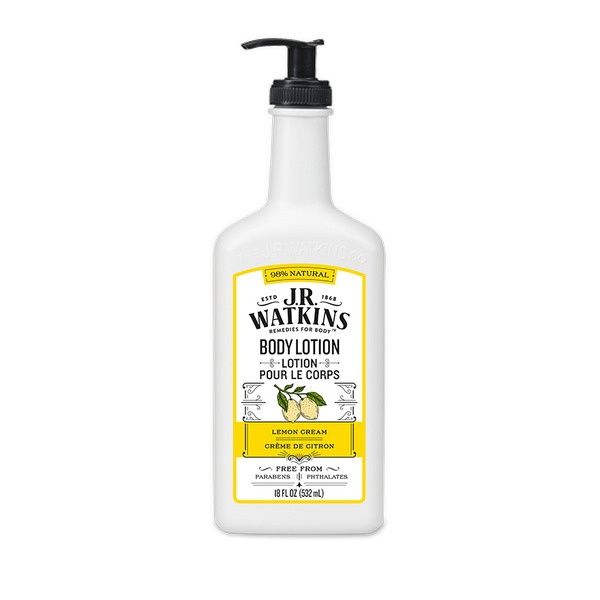 Almindeligt Hjemløs flyde Body Lotion Lemon Cream 18floz – The J.R. Watkins Co